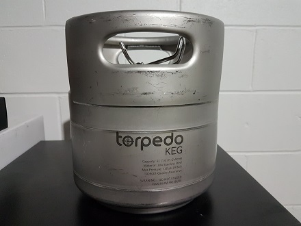 1.5 gallon torpedo keg